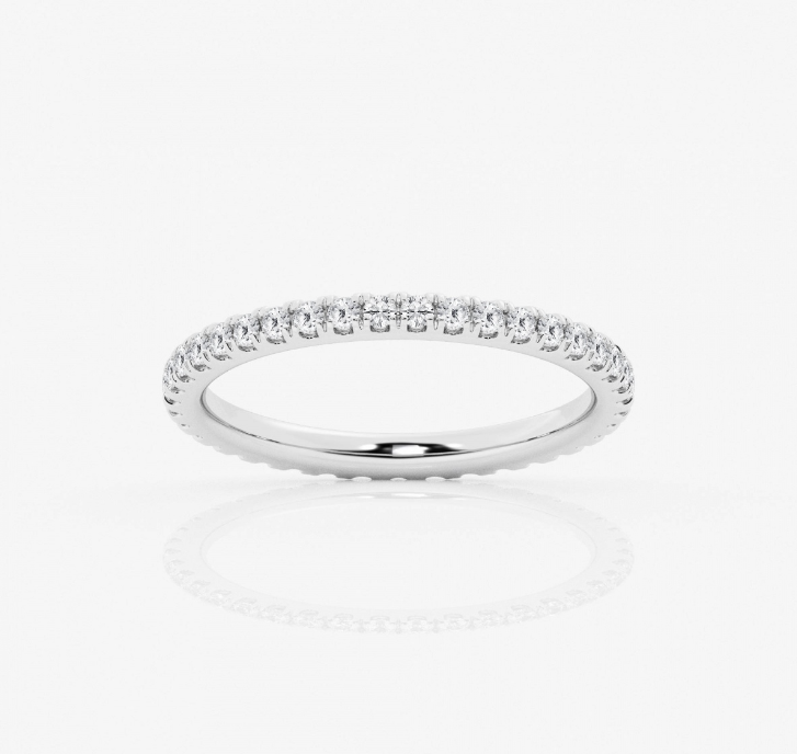 Pave Wedding Band .25ct TWD